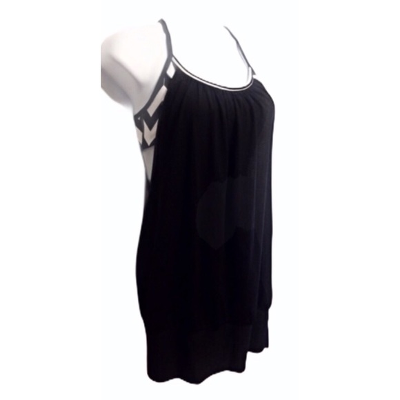 🚫SOLD🚫Lululemon Black Chevron Bra No Limits Tank - Picture 5 of 8